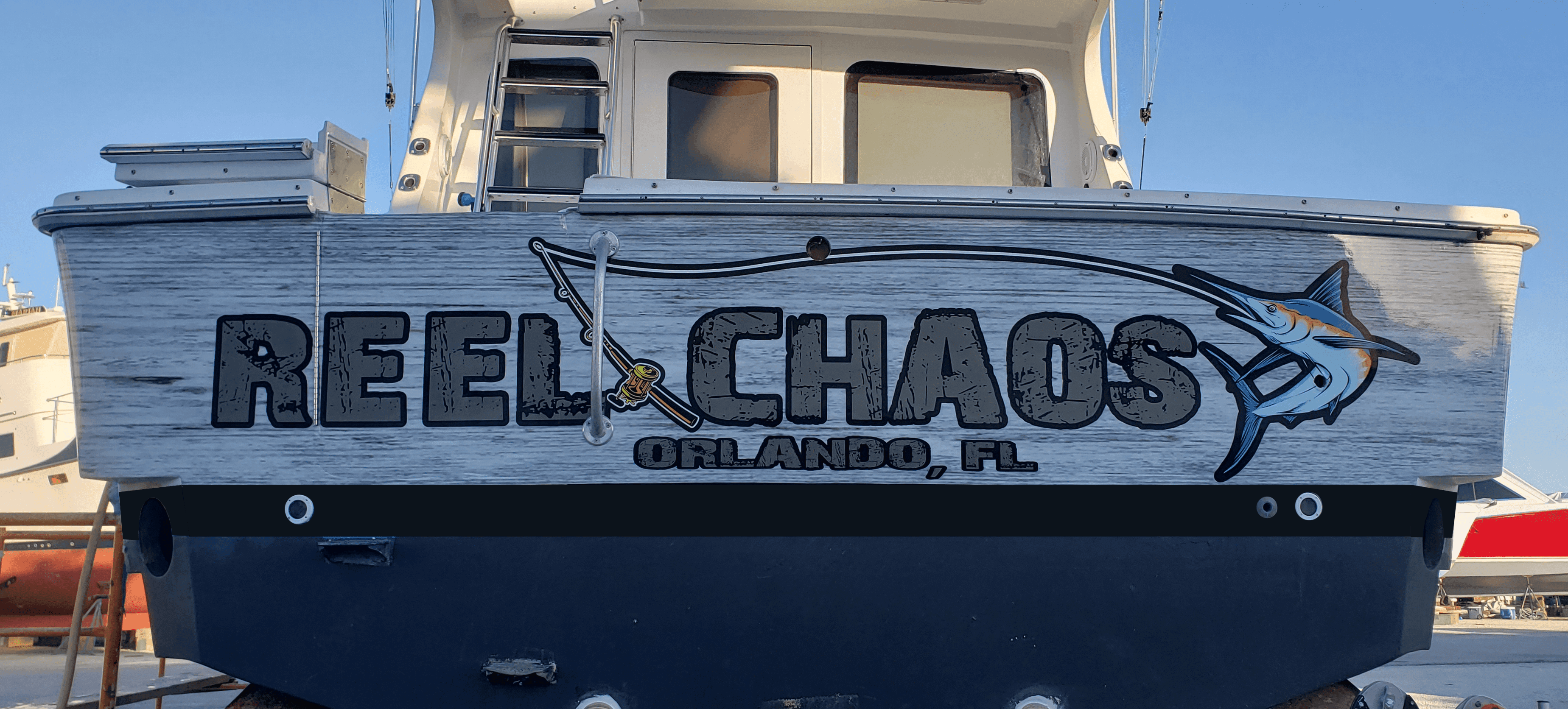 Coastal Boat Wraps install