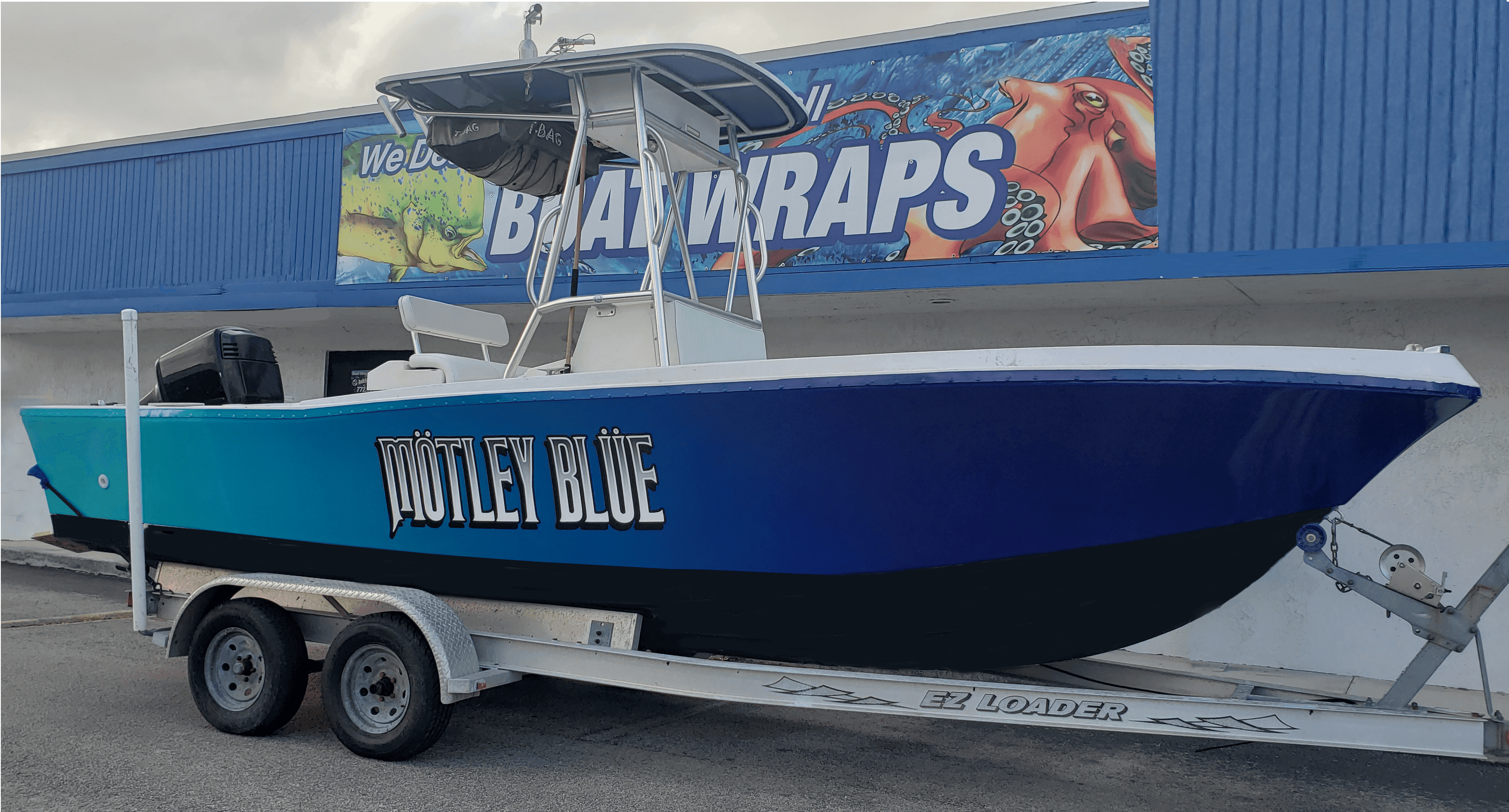 Coastal Boat Wraps install