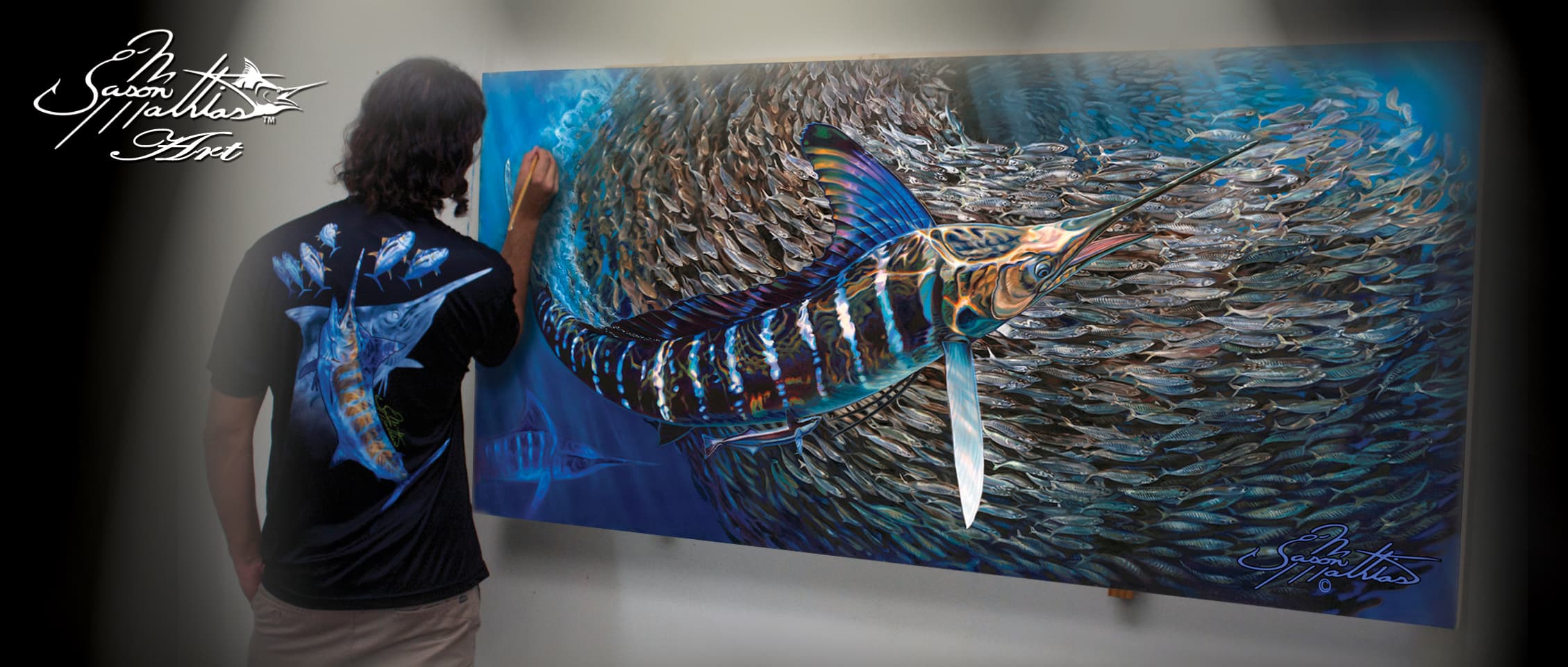 Featured artist at Coastal Boat Wraps